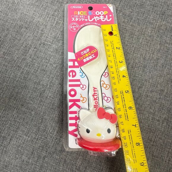 NEW Sanrio Anime Hello Kitty Suction Cup Rice Spoon Non-stick Rice Shovel Kawaii - Picture 8 of 13